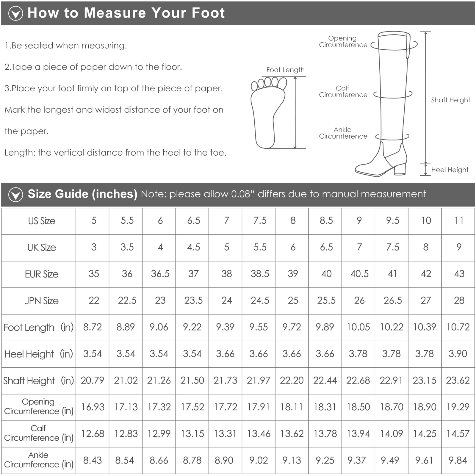 Women Thigh High Boots Over The Knee Stiletto Heel Pointed Toe Fall Winter Boots