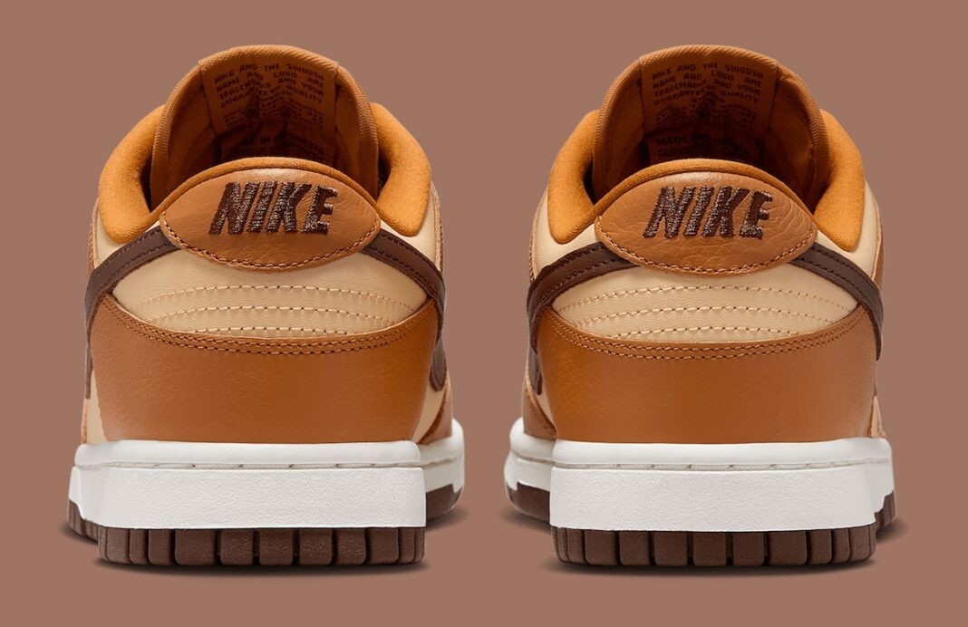 Nike Women’s Dunk Low Shoes Desert Ochre Cherry Charm Brown HQ7487-700 NEW