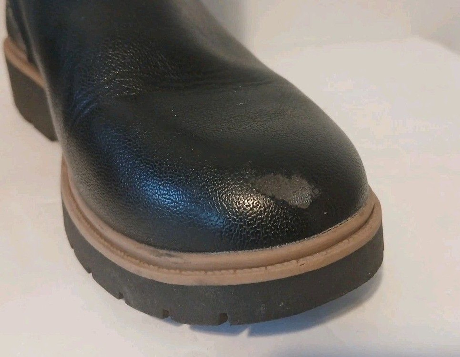 Art Class Black Ankle City Boots Womens Size 4 Side Zip Thick Sole