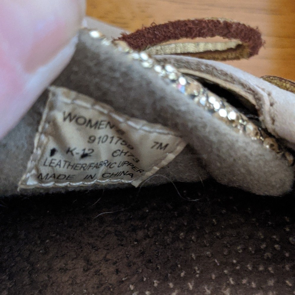 Sparkly Sperry Topsiders Boat Shoes Size 7