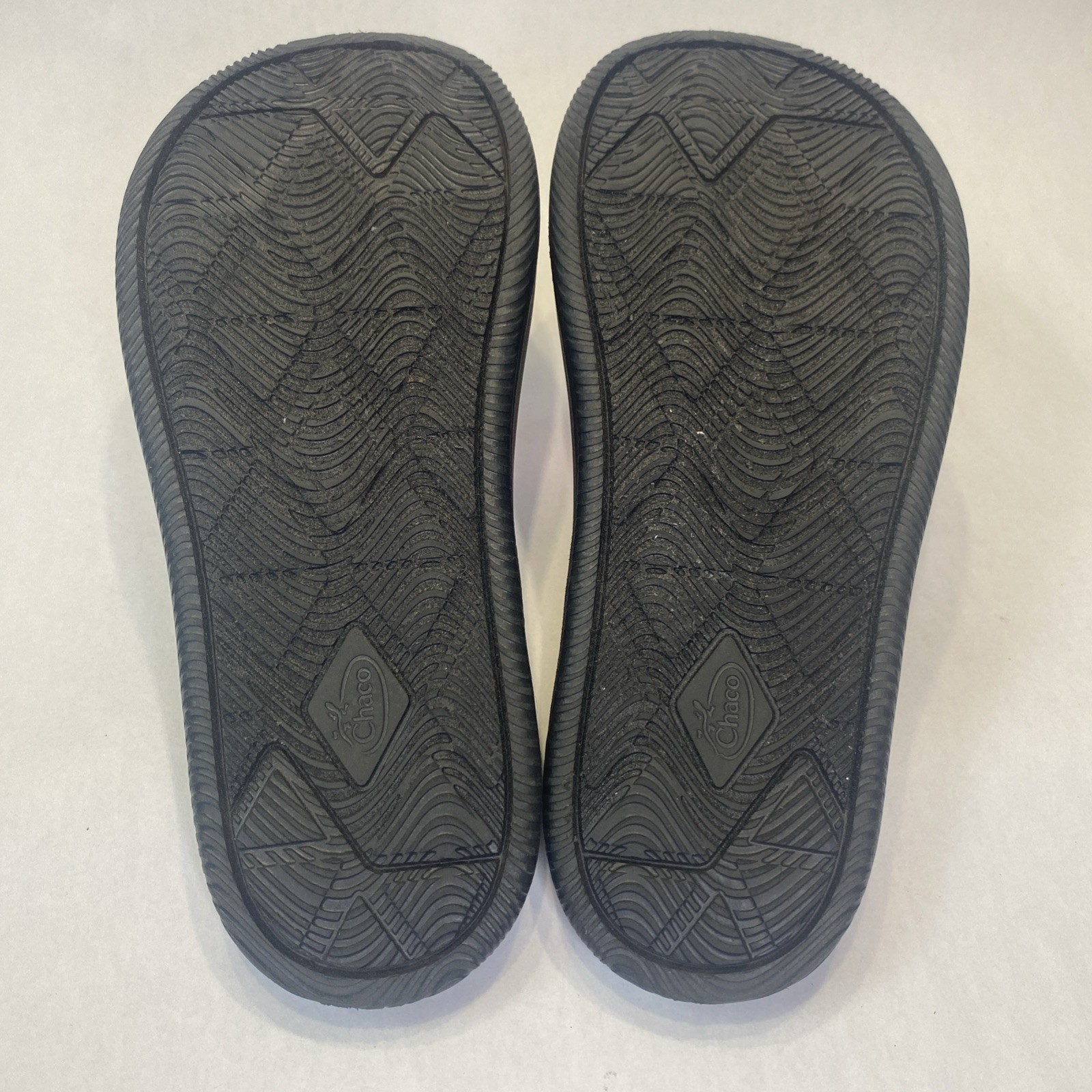Women’s Chaco Chillos Slide Sandals Size 7 Pink Blue Flat Slide Sandals