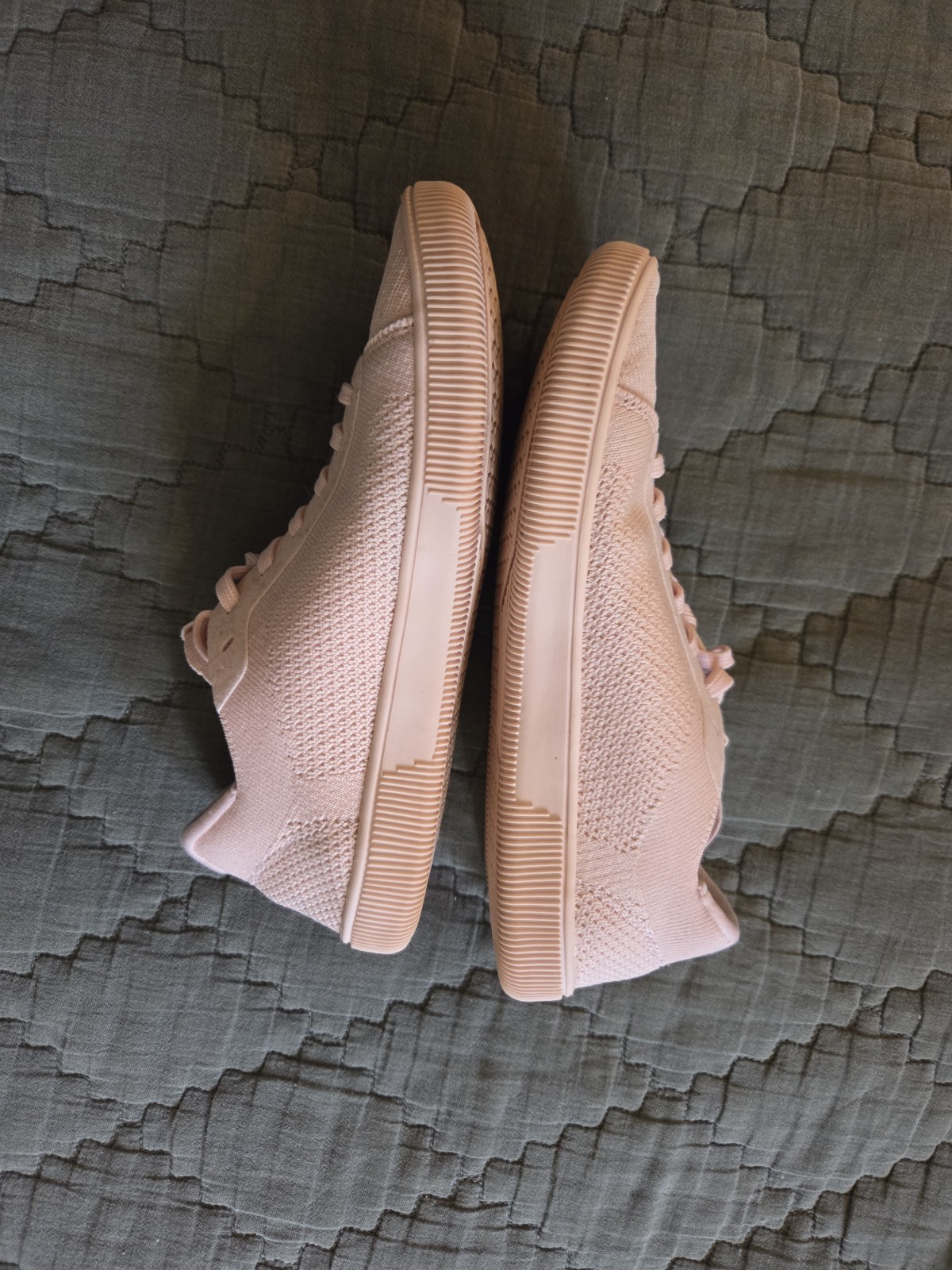 Flux Women’s Knit Lace Up Sneakers Pink Athletic Casual Shoes Size 7 uK 38