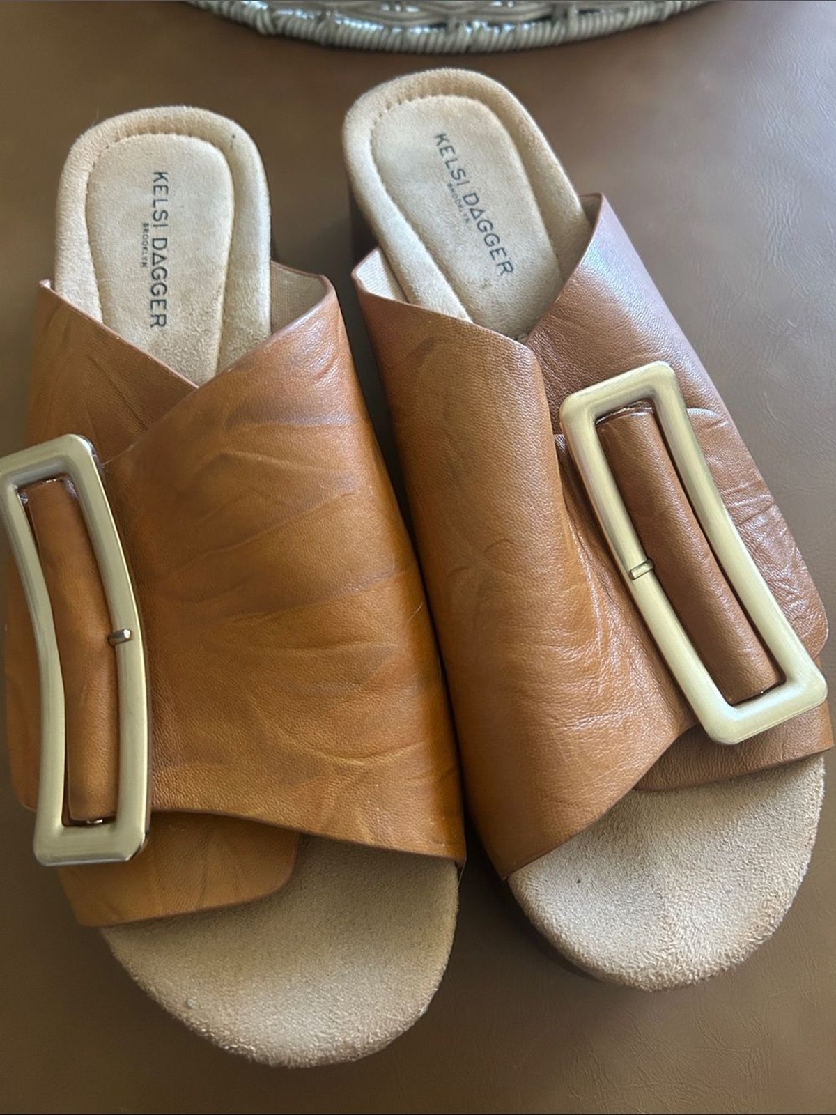 Kelsi Dagger Brooklyn Dover Platform Sandals Size 9 1/2