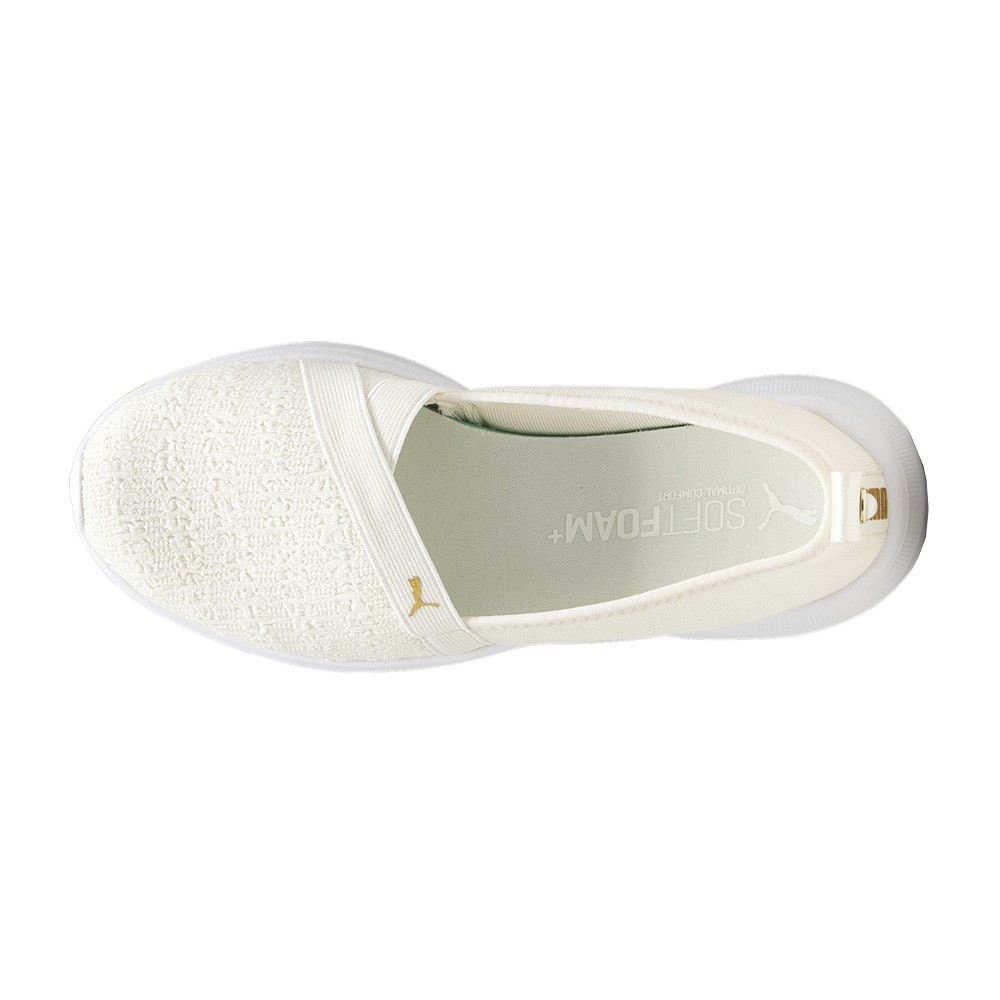 PUMA Adelina Regent Romance Slip On Womens Off White Sneakers Casual Shoes 3933