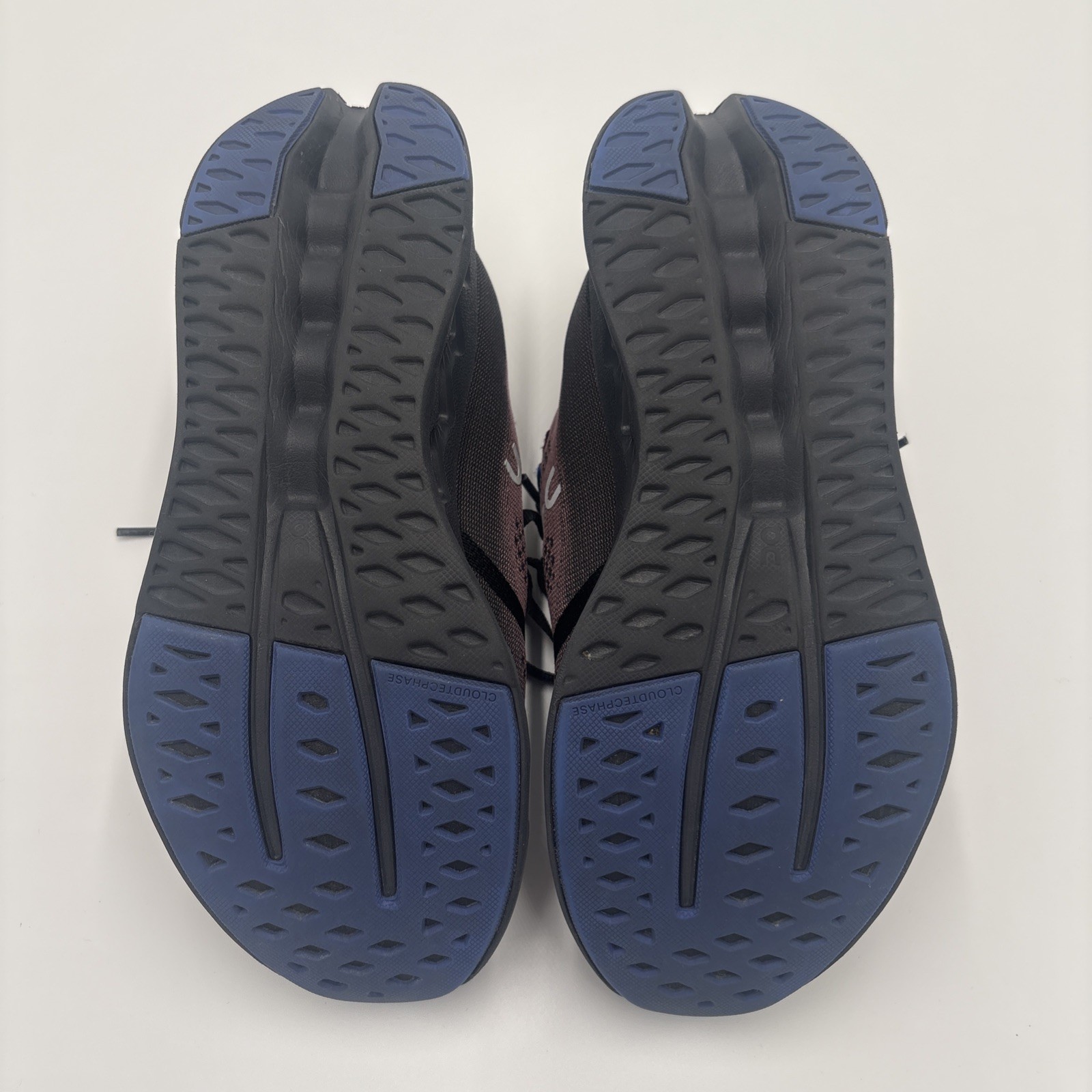 On Cloud Cloud Surfer Black Cobalt Blue Womens Size 7 Shoe Cloudtec Phase CLEAN