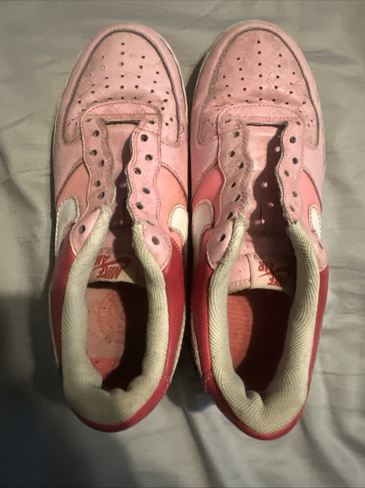 Nike Air Force 1 Perfect Pink Red White Cloverdale Park 315115-612 Women’s 9