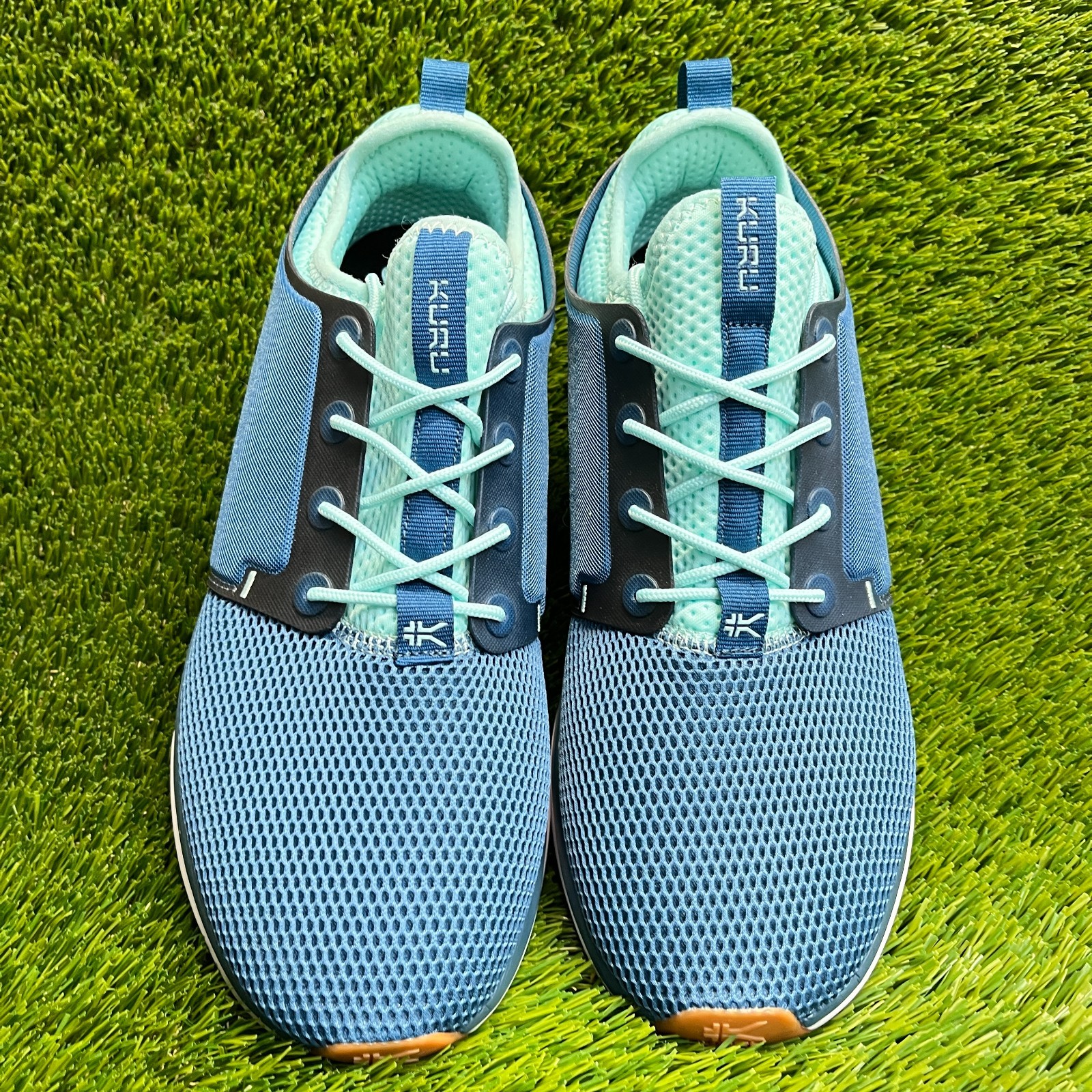 Kuru Atom Womens Size 11.5D Blue Black Athletic Running Walking Shoes Sneakers