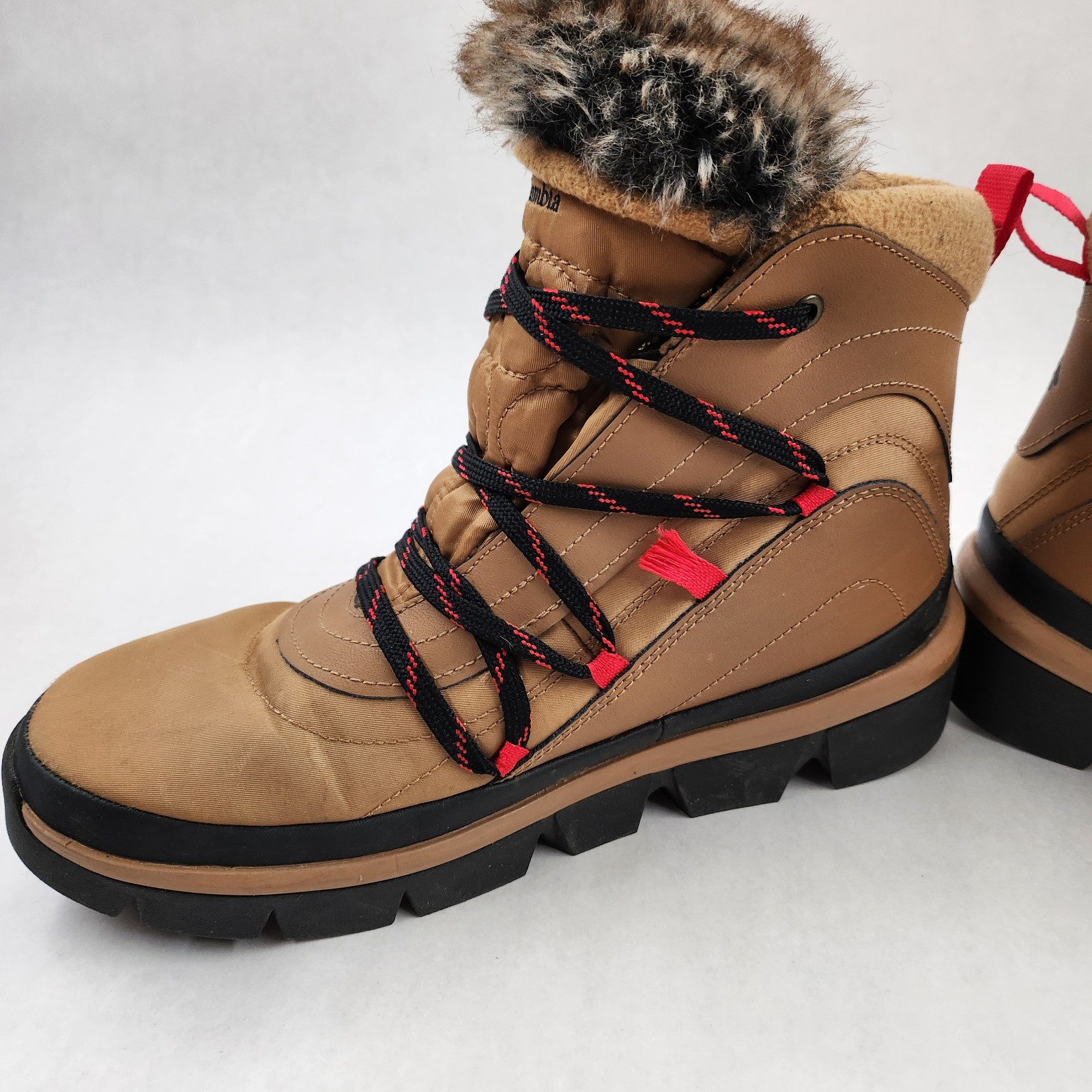 Columbia Women’s Keetley Shorty Snow Boot size 9 Women Damaged See Photos/Desc