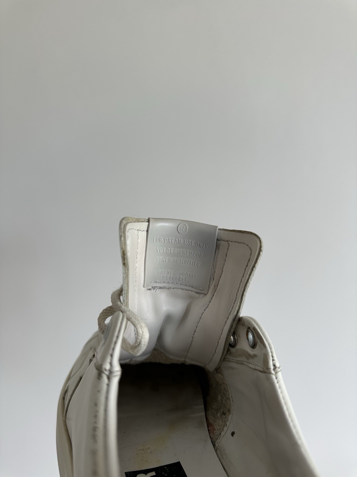 Luxury Golden Goose Pure Star White Leather Low Top Sneakers Women’s Size 38