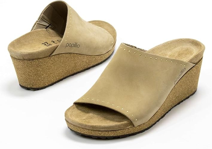 New in-Box Birkenstock Women’s Namica Rivet Wedge Nubuck Sandals – Select Size