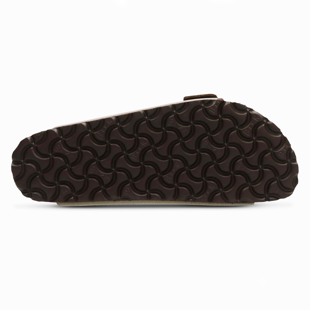 Birkenstock Arizona Birkibuc® Cork Footbed Stone Two Strap Sandal Unisex Shoes