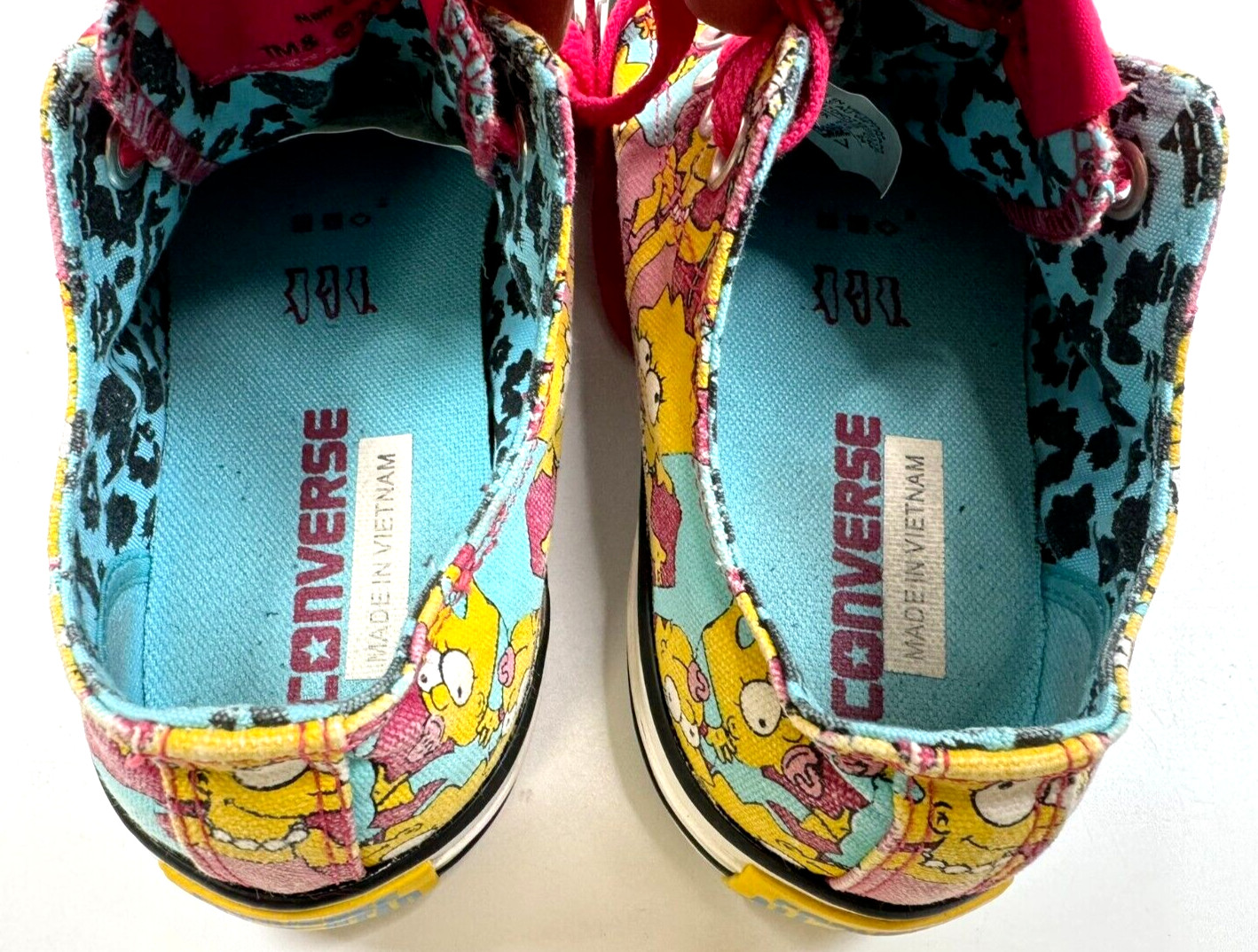 Converse All Star The Simpsons Lisa Maggie 2014 Womens Size 7 Shoes Sneakers
