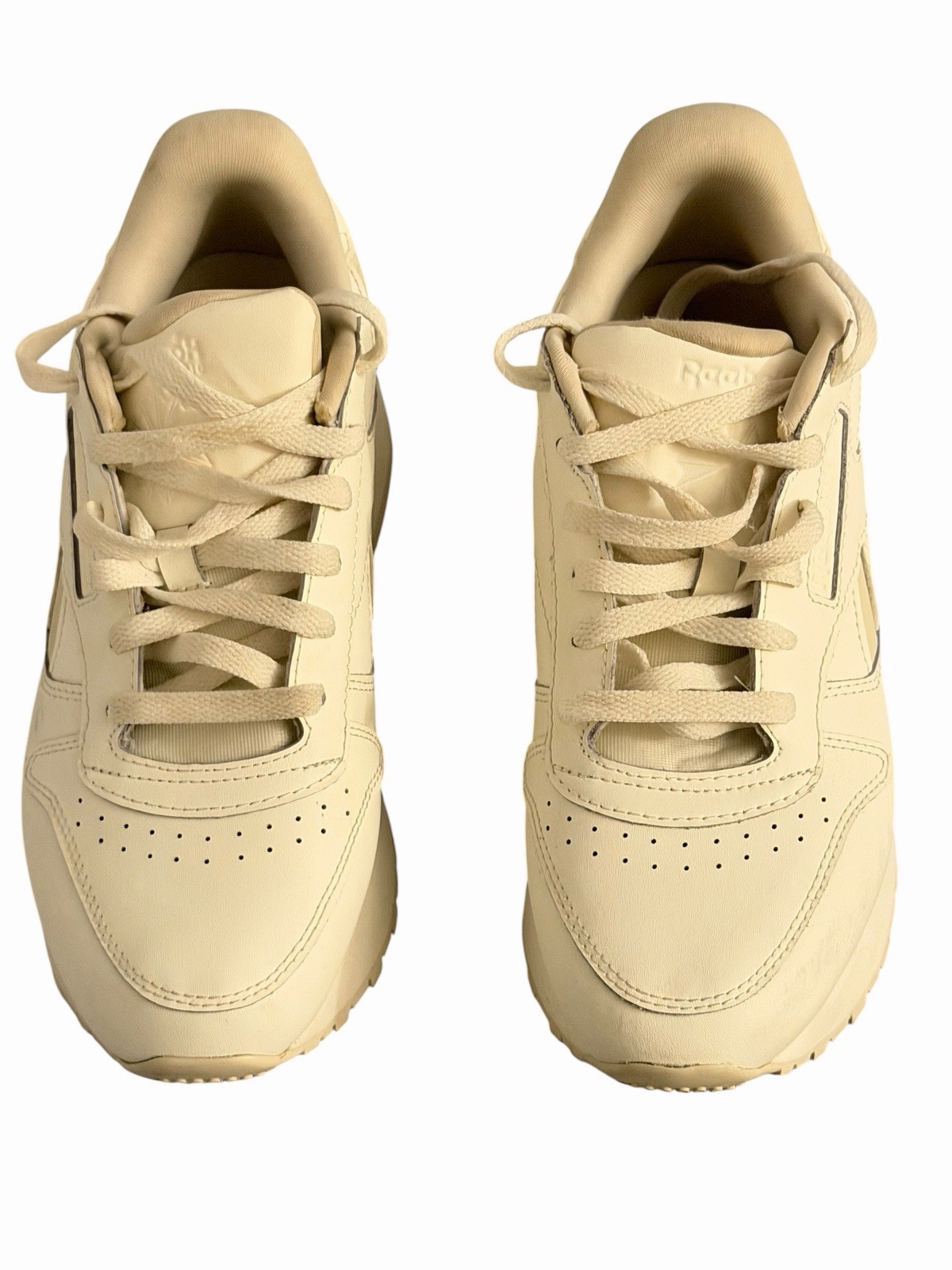Reebok Classic Triple Lift Womens Shoes Sz 9 Chalk Alabaster Platform Sneakers