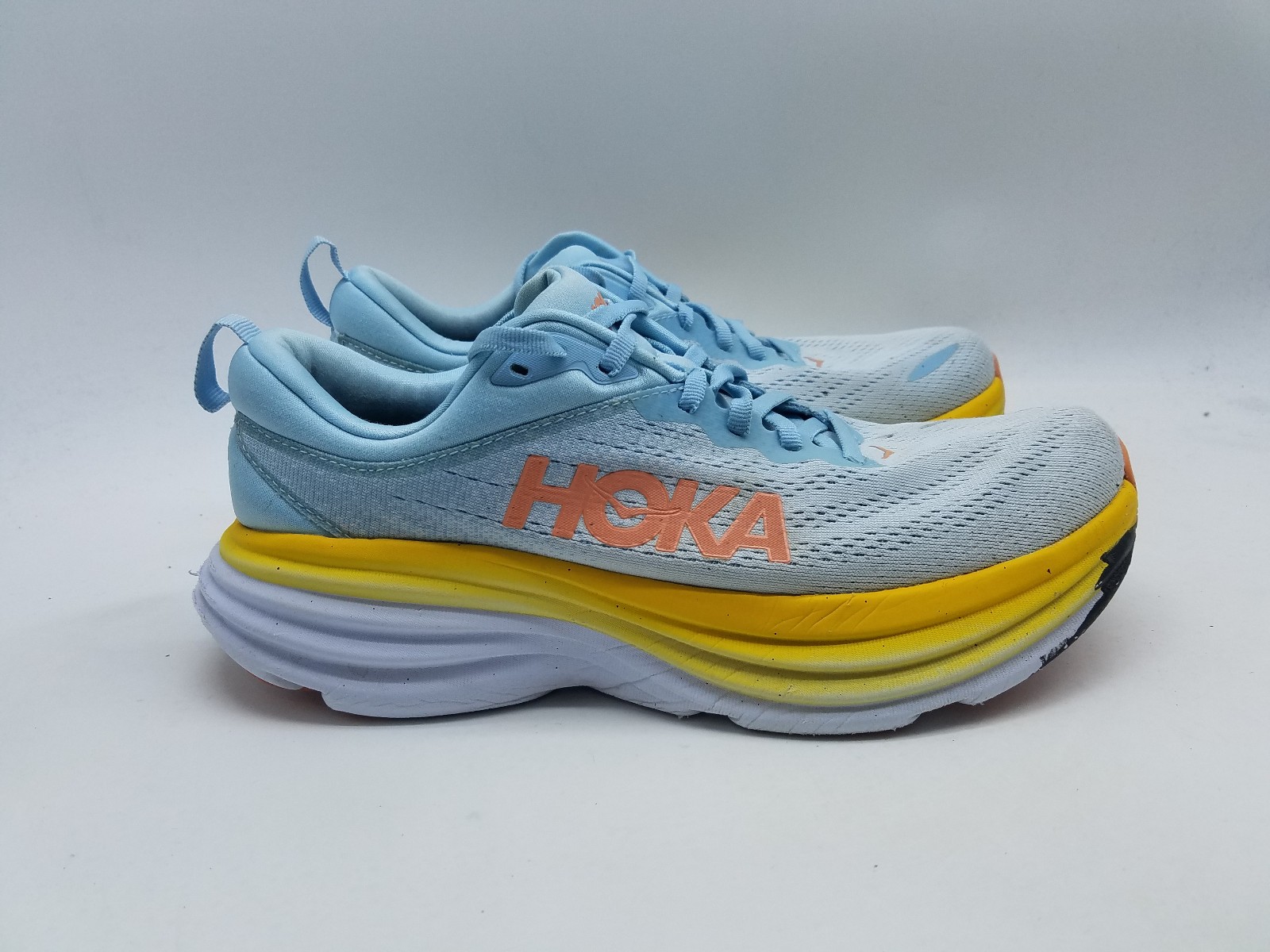 Hoka One One Bondi 8 Womens Size 9 B (Medium) Running Shoes Multicolor *See desc