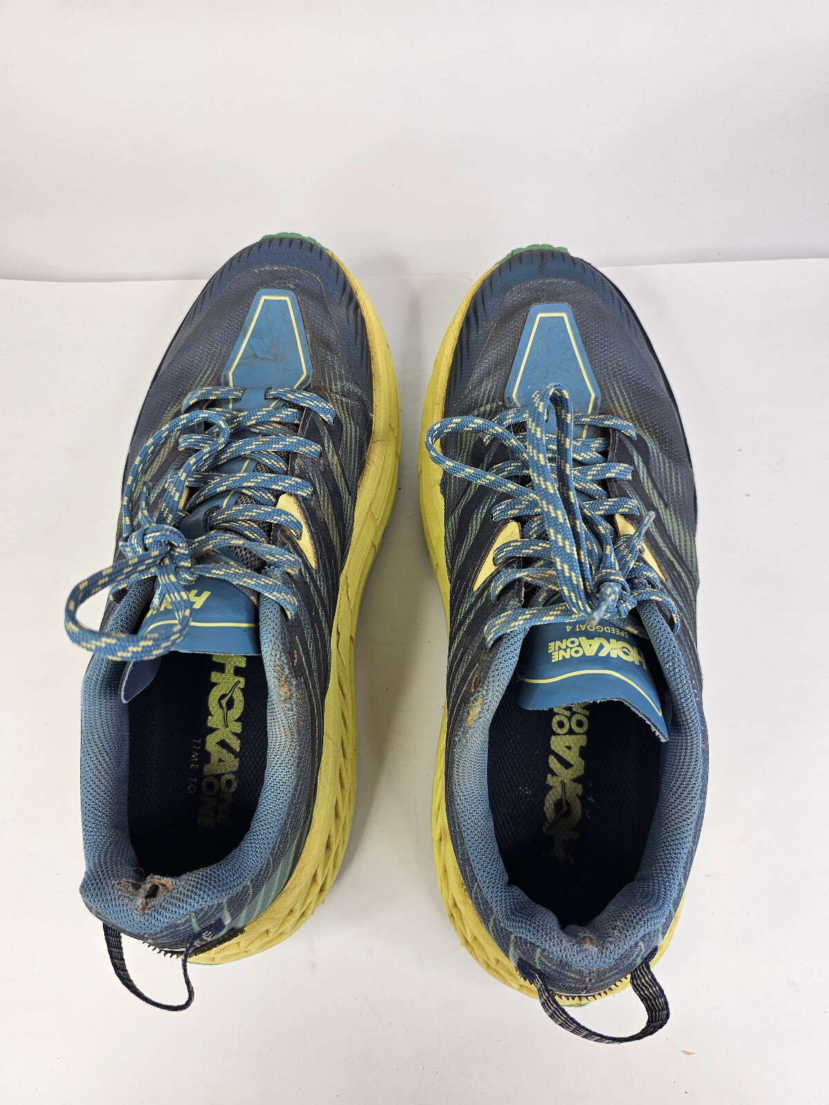 Hoka Speedgoat 4 Womens Size 9 Shoes Road Trail Running Distance Trainer Blue