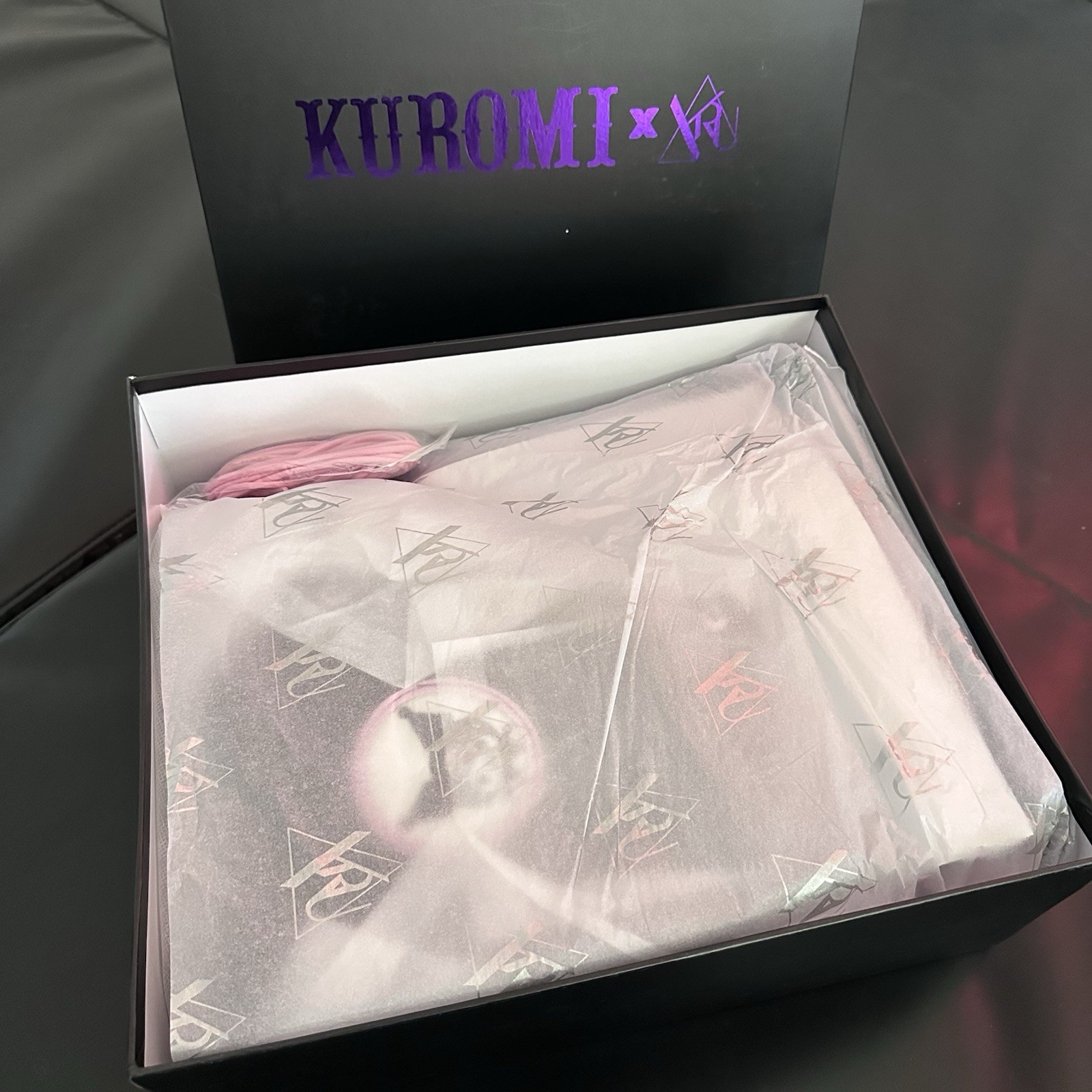 YRU x Kuromi Detention Platform Boots Black Pink White Women’s New In Box Size 9
