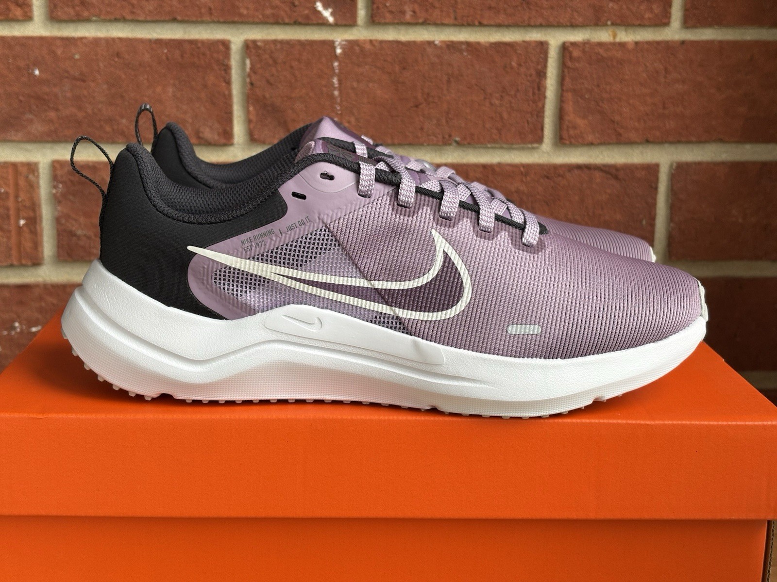 New Nike Downshifter 12 Amethyst Purple Black Size 8 Womens Sneakers NIB Shoes