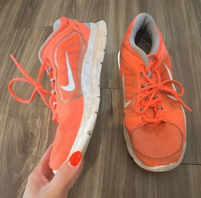 Nike Flex Trainer 4 Women’s Training Shoes Bright Mango Orange White