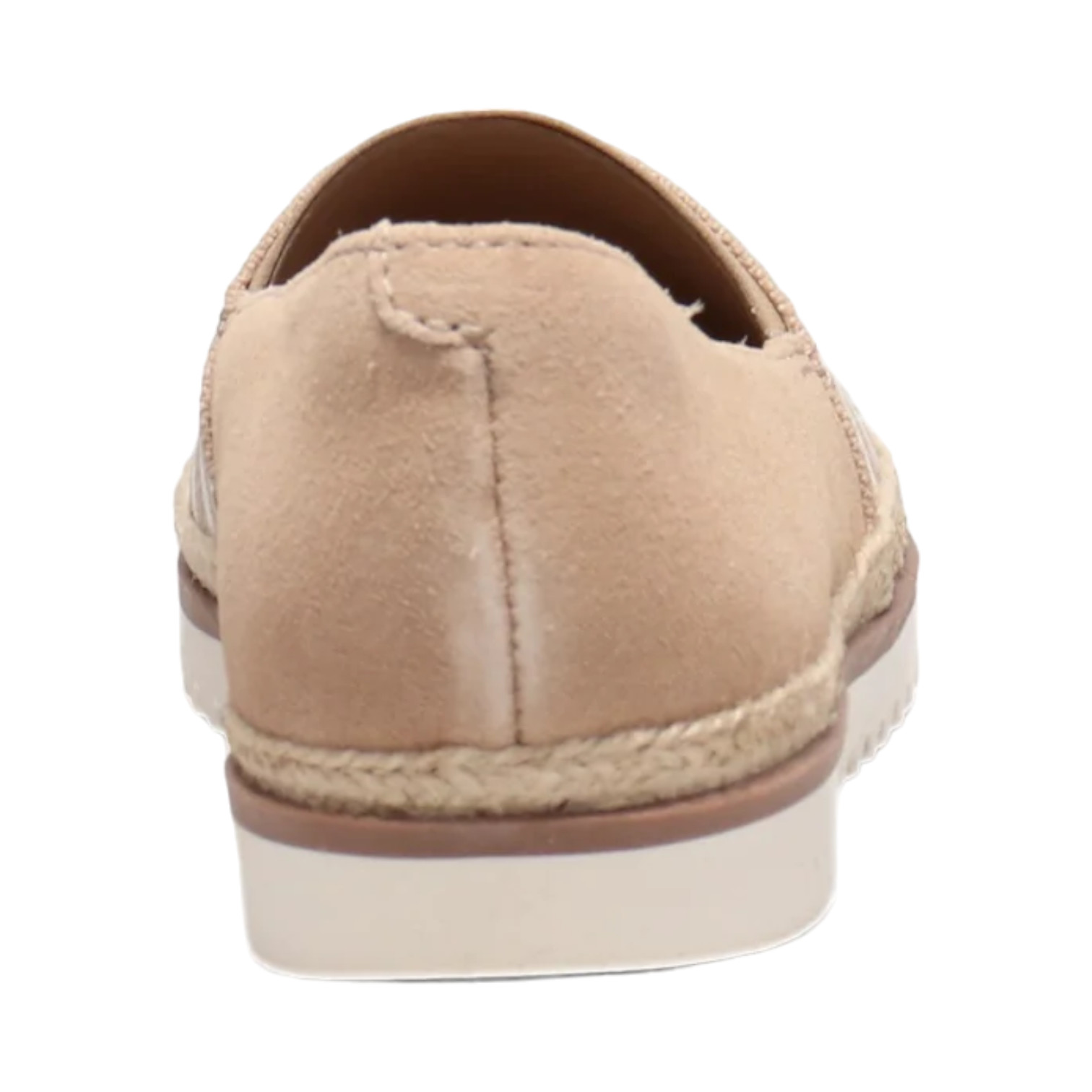 Womens Clarks Serena Paige Slip Ons – Sand Suede/Textile, Size 9.5 M [261 59360]