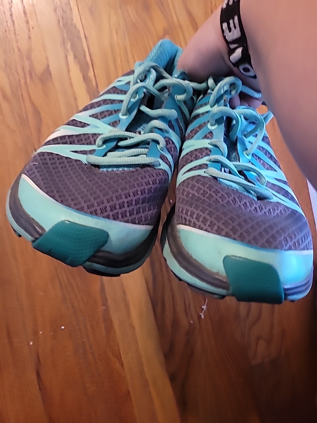 Pearl Izumi W EM Road N 3 Womens 9.5 Med Running Shoes Gray Mint Sneaker