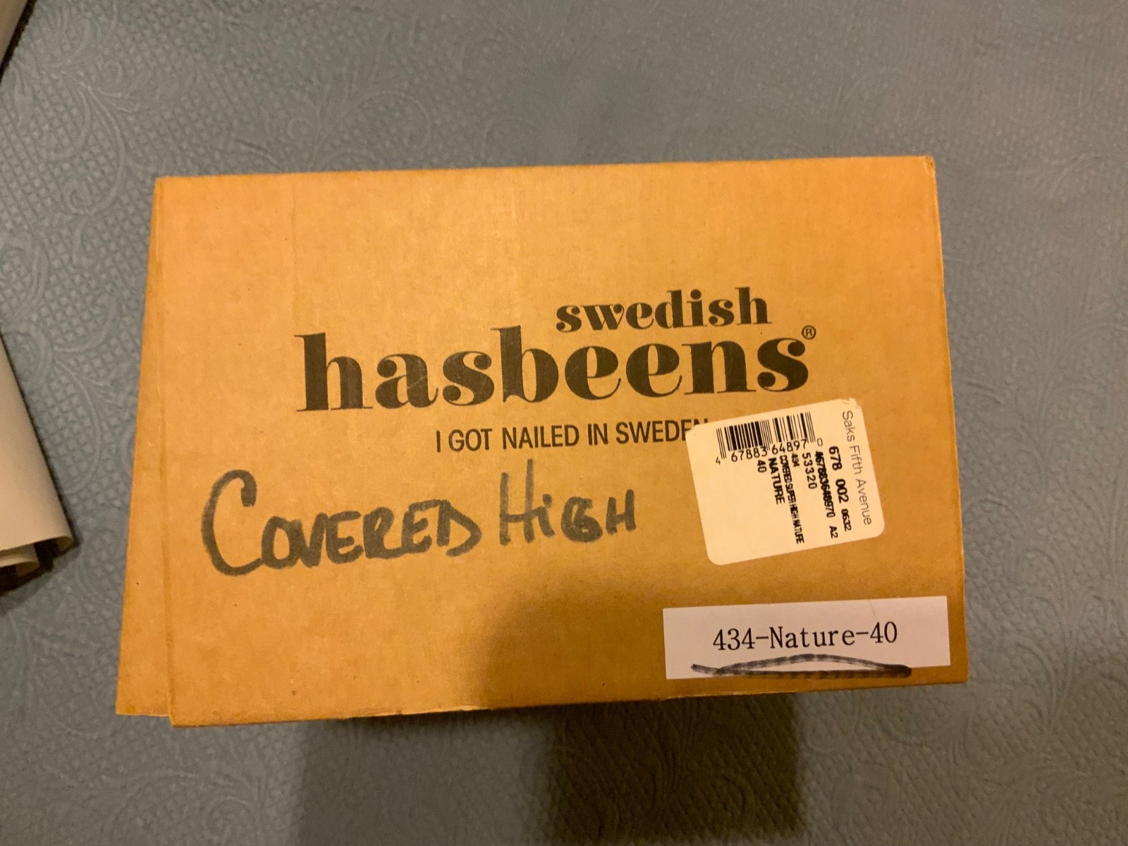 Swedish Hasbeens Covered High size 40 Nature