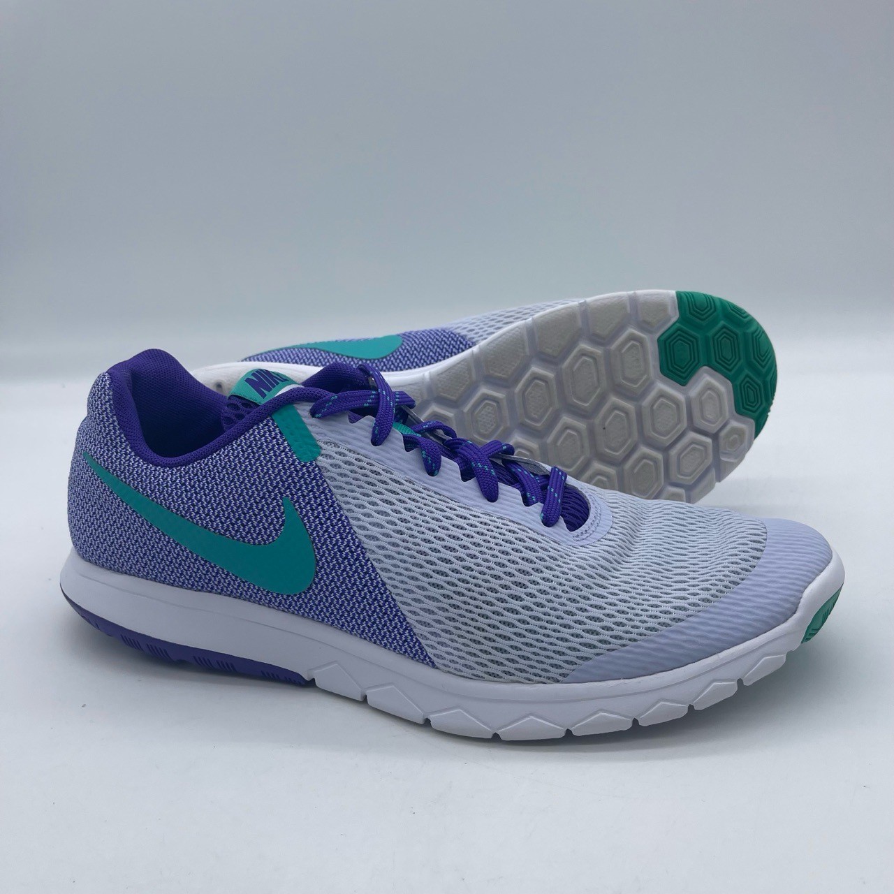 Nike Flex Experience RN 5 844729-500 Women’s SIze 11 Training Shoes Purple Green