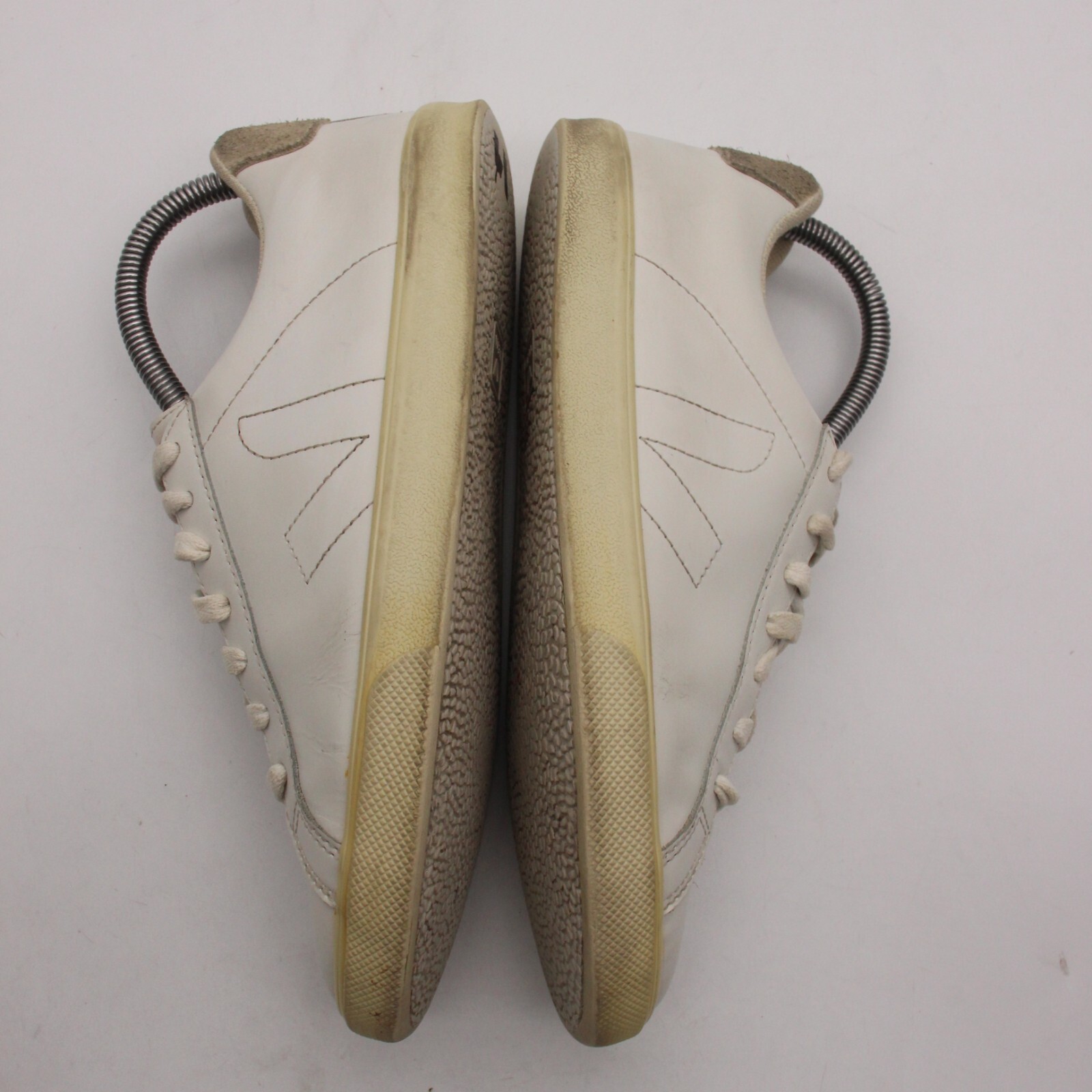 Veja Esplar Logo Women’s Size 7 Low Top Sneaker Extra White/natural Leather