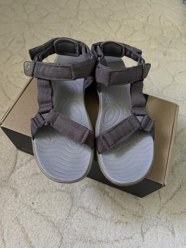 Women Jack Wolfskin Sandals Grey 37 #9DZ6
