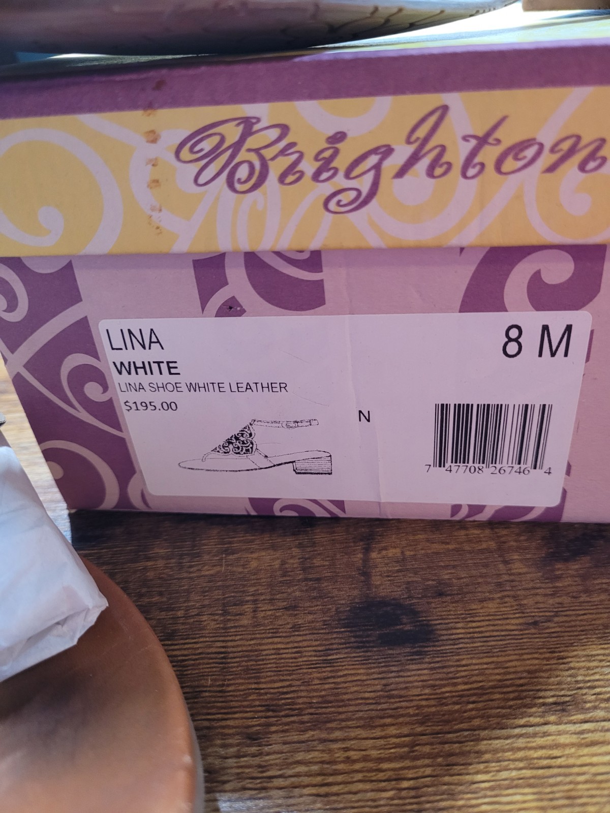 Gorgeous Brighton Lina Leather Cut-Out Ivory White Sandals Size 8M