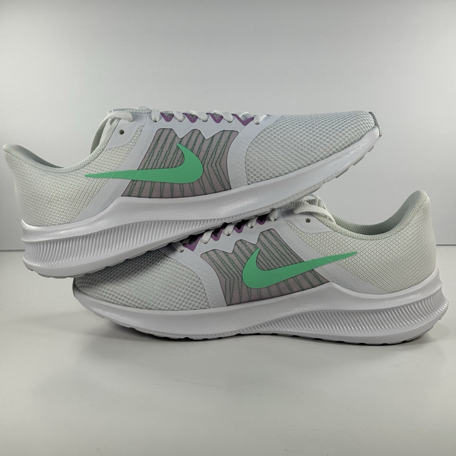 Nike Downshifter 11 White green glow Running Shoes Sneakers Size Women’s Size 11