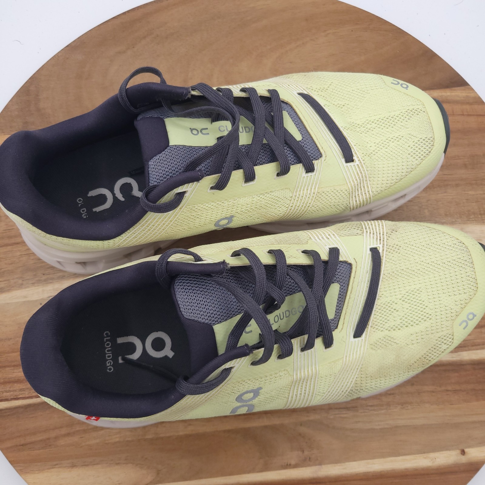 On Cloud Cloudgo Women’s Size 8 Yellow Road Running Cloudtec Sneakers 55.98088