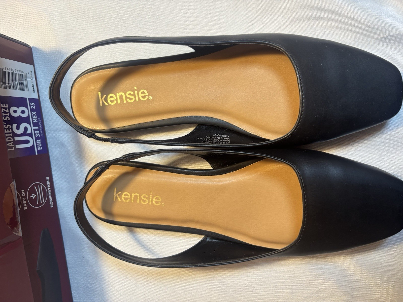 Kensie Felice Shoes Black Size 8 Womens Dress Shoes Slingback New