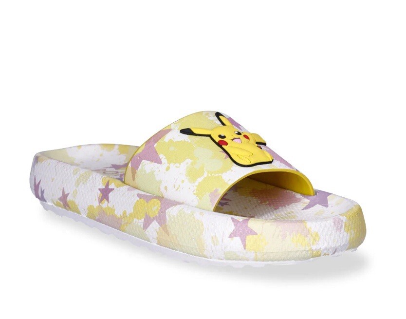 GROUND UP Women’s Size 9 Pokémon Pikachu Cartoon Comfort Pillow Slide Slippers