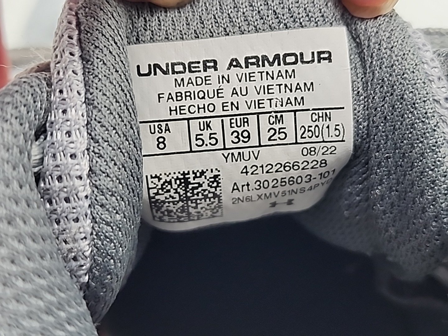 Under Armour Flow Breakthru 3 Low Mod Grey White Women’s Basketball Shoe Size 8