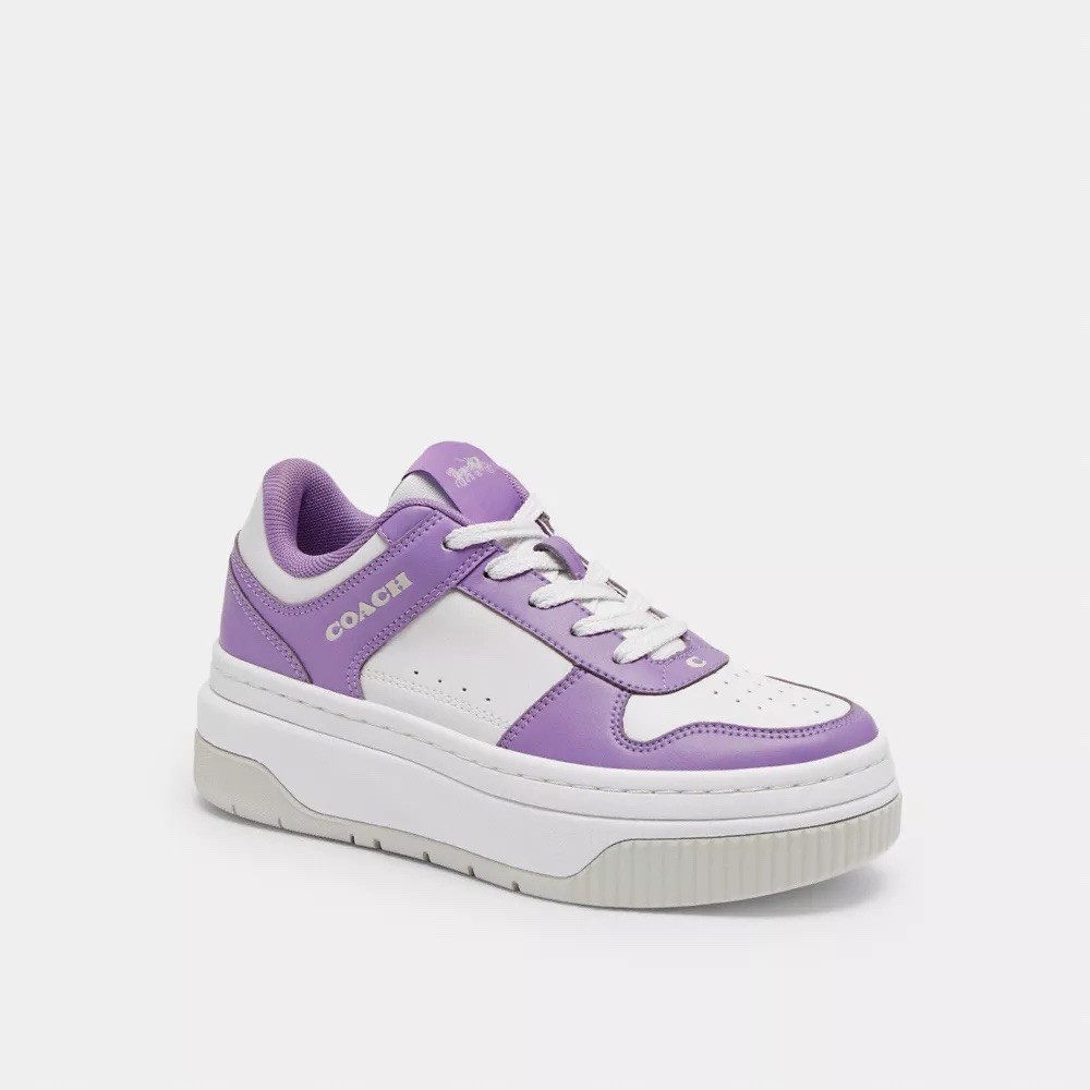 COACH Platform Sneaker Women’s Size US 8 B, Iris/Optic White
