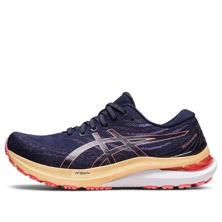 Size 11.5 – Asics Women’s Gel kayano 29 1012B297-402 Midnight/Papaya Wide D