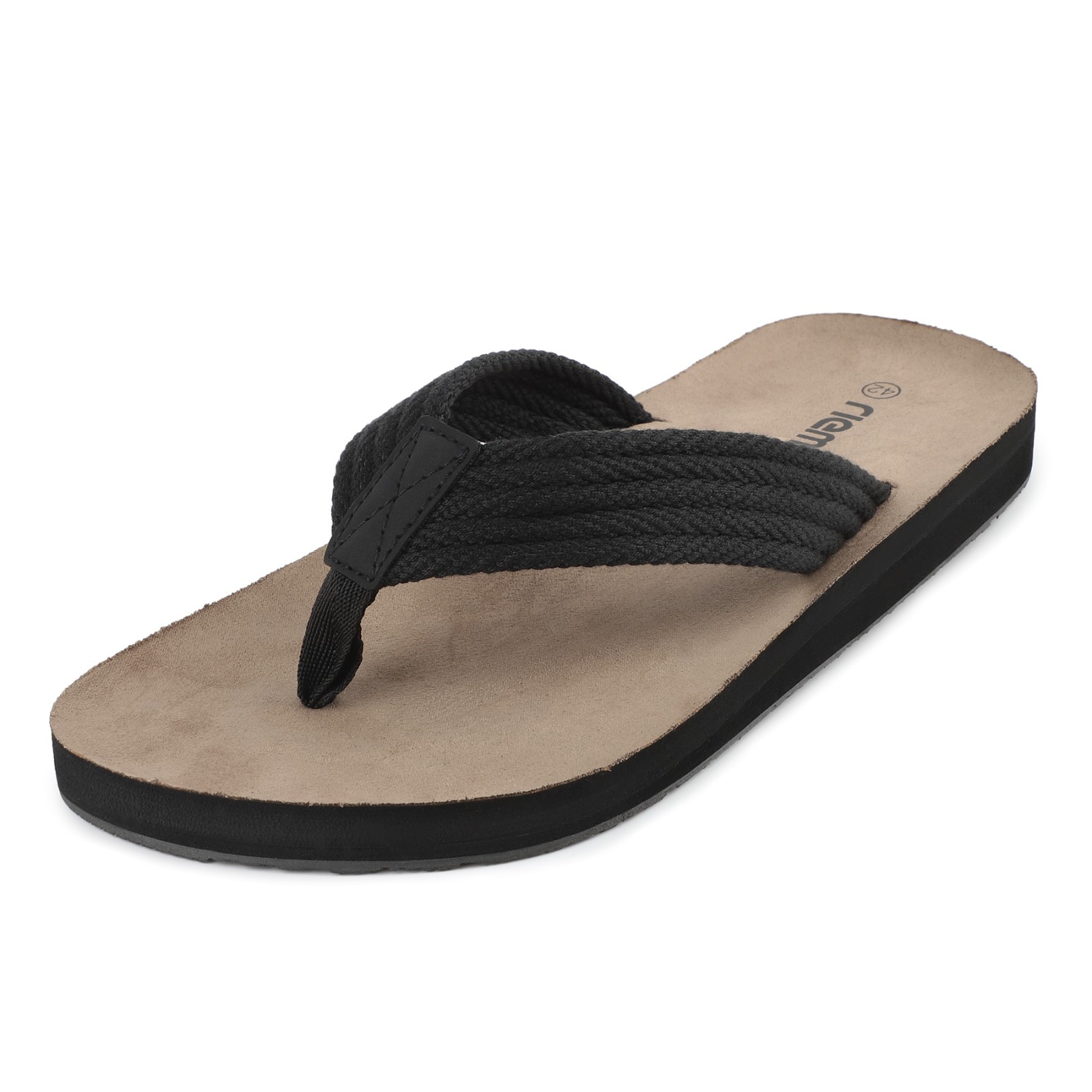 riemot Mens Flip-Flops Arch Support Classical Thongs Sandals Summer