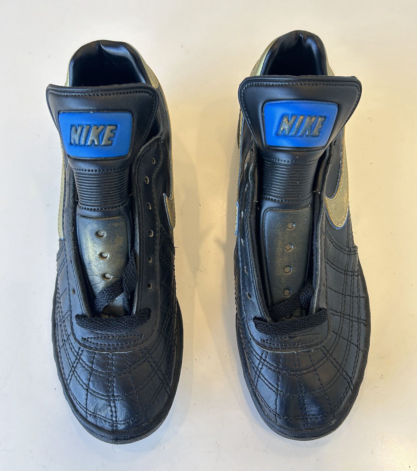Nike HotSpur 3412 Soccer Turf Shoes Vintage Rare New Size 6.5 Black (NO BOX)