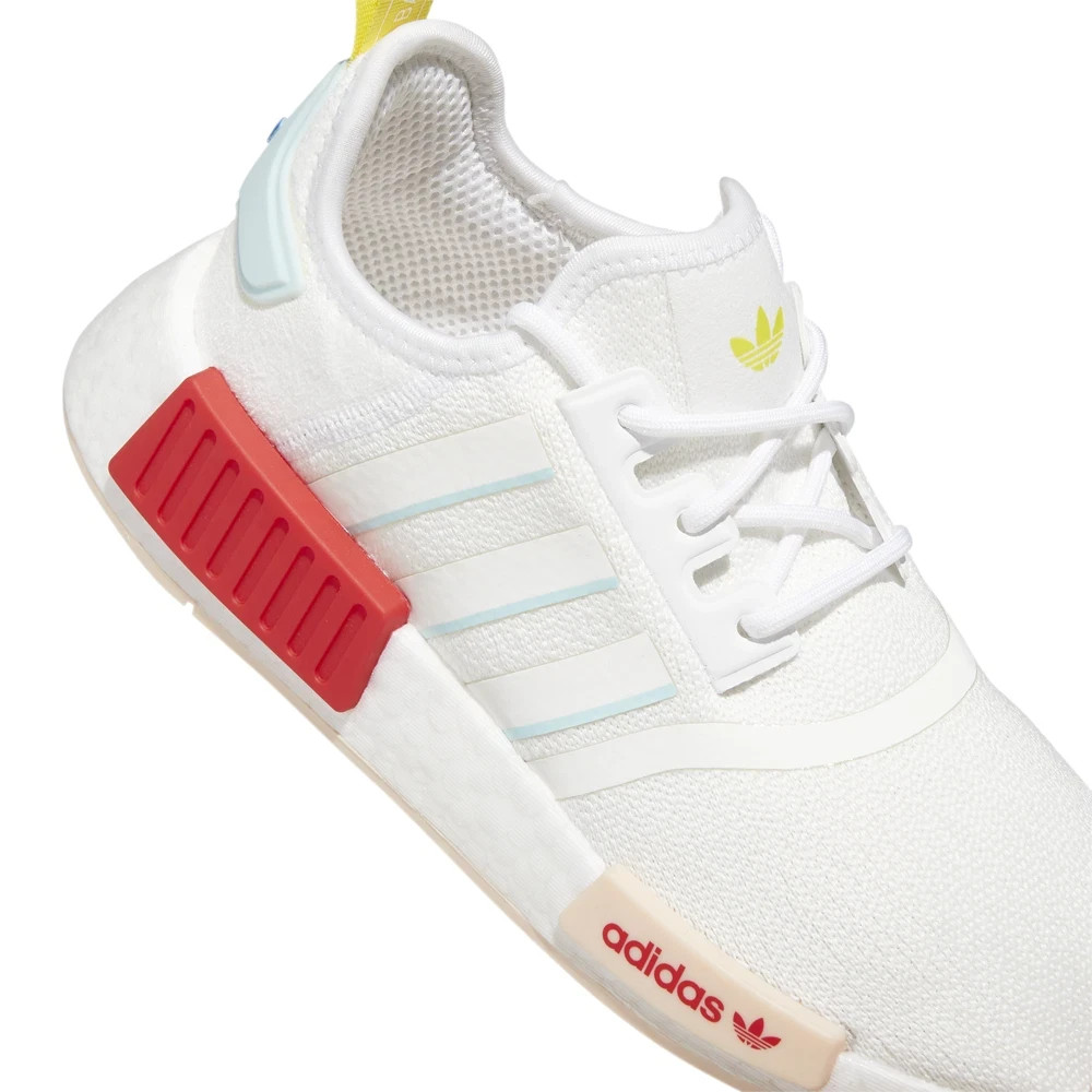New In Box {adidas} NMD R1 Women’s shoes White/ Red/Mint – GZ9593