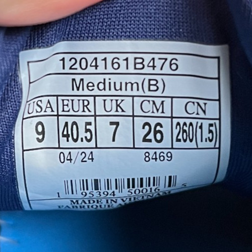 Brooks Cascadia 18 Womens Size 9 Blue Gray Pink Athletic Running Shoes Sneakers