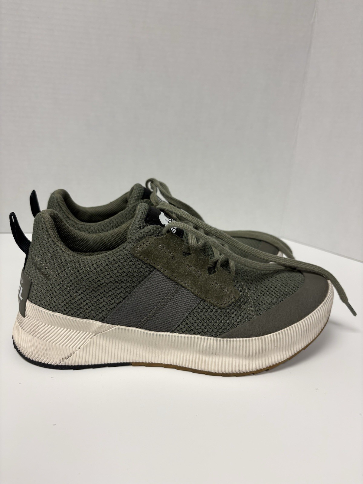 SOREL Women’s Green Mesh Lace-Up Low Top Sneakers Rubber Outsole NL4860-397