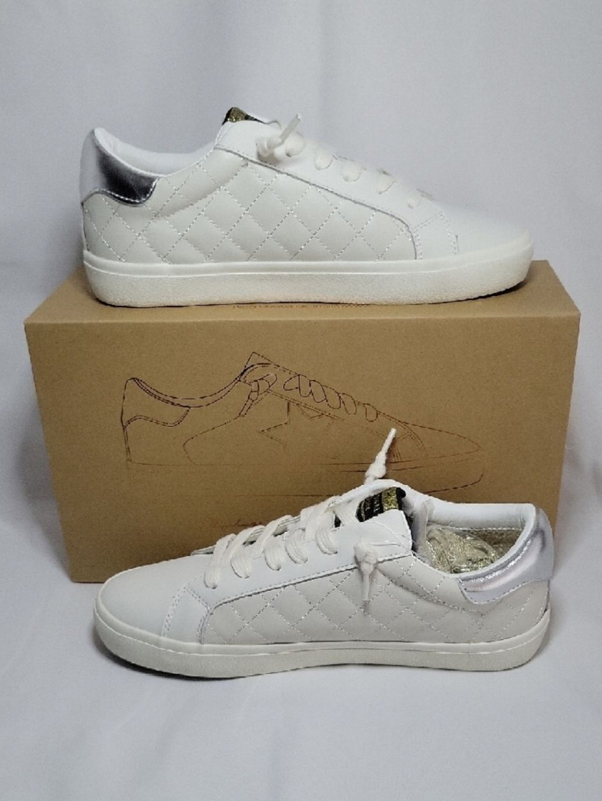 Vintage Havana Flair Quilted Sneakers Sz 9