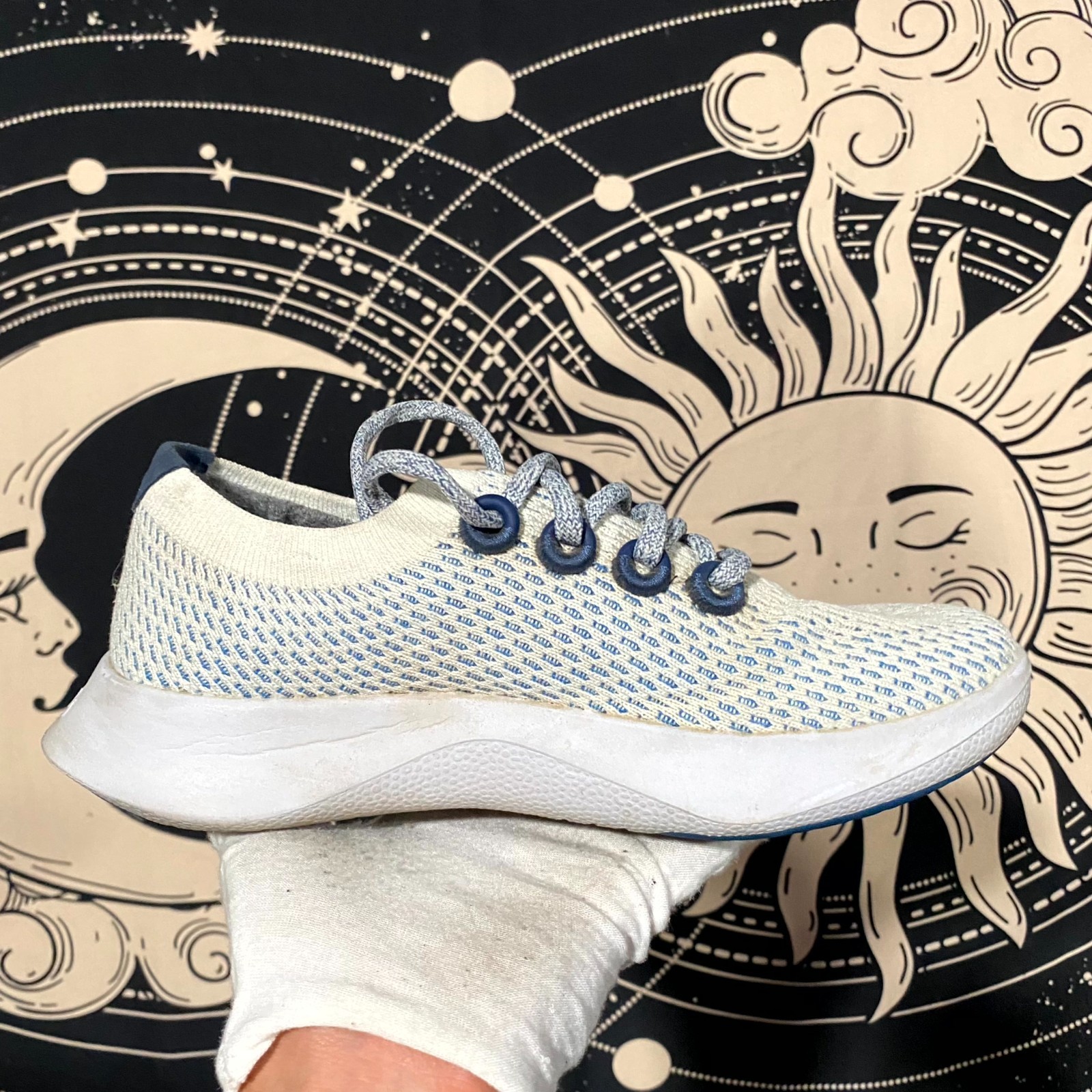 Allbirds Tree Dasher 2 Athletic Sneaker Women’s 6.5 White Mesh Running Sports