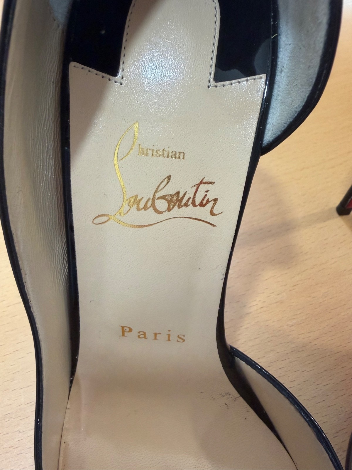 Christian Louboutin Iriza 100mm Size 38 – Black
