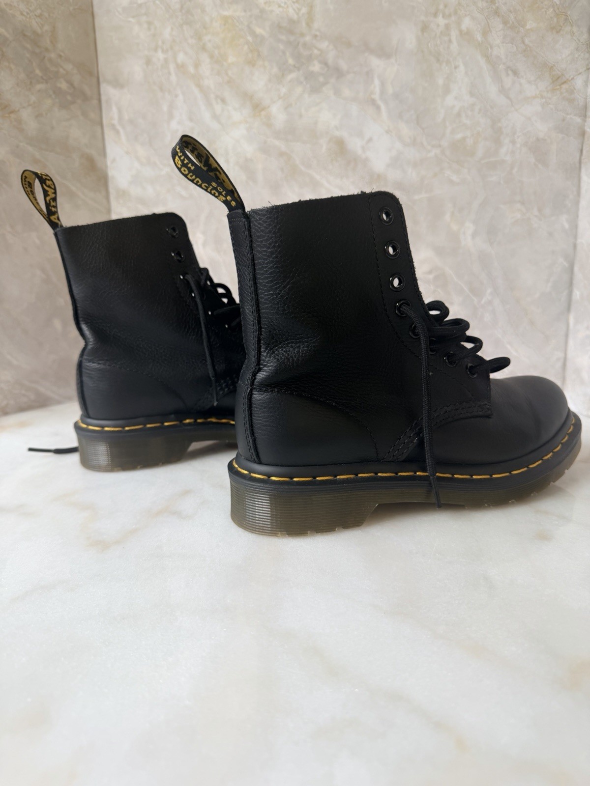 Dr. MARTENS | Pascal Leather Boots • SZ 5 (Fits Big)