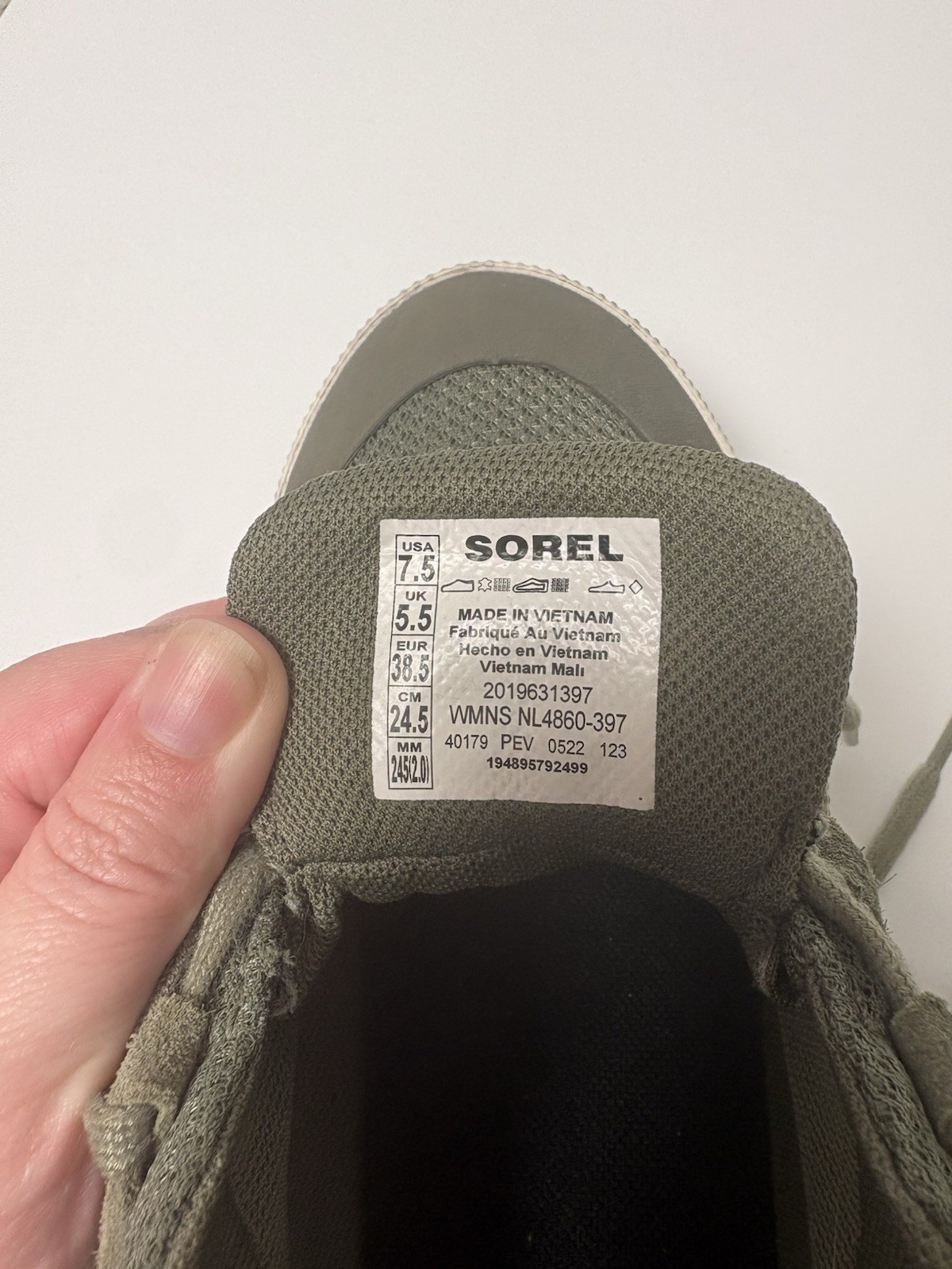 SOREL Women’s Green Mesh Lace-Up Low Top Sneakers Rubber Outsole NL4860-397