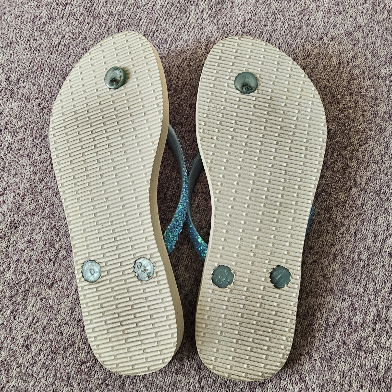 havaianas Slim Glitter Girls USA 3/4Y 33_34