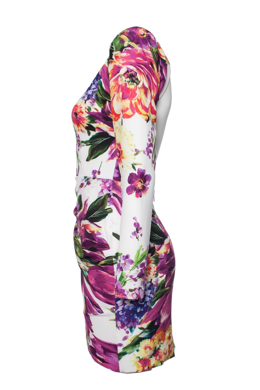 Alex Perry Floral Anais Mini Dress. Female Multicoloured Xs