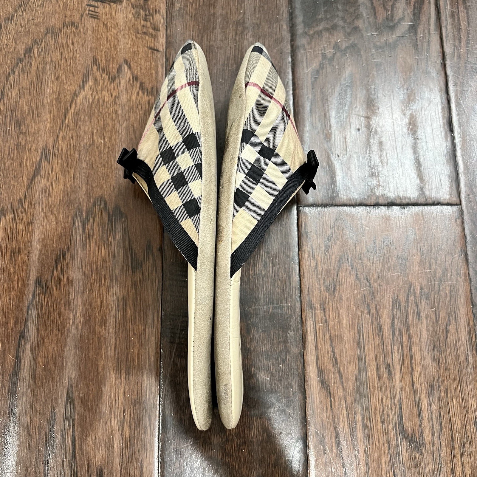 Authentic Burberry Nova Check Slipper
