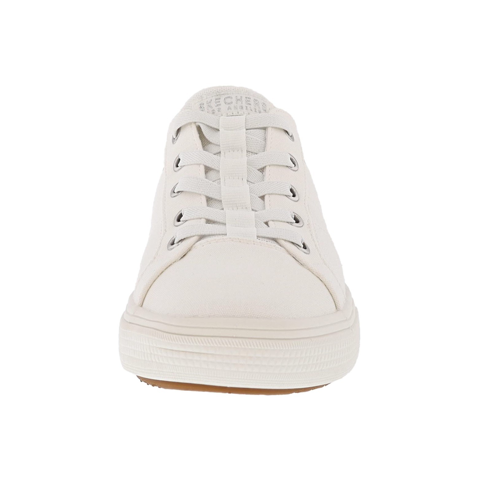 SKECHERS WOMEN’S ARCH FIT ARCADE- FOREVER COZY 177205/WHT CANVAS UPPER SHOES